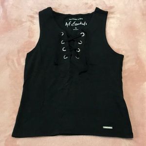 Abercrombie & Fitch Lace Up Tank Top